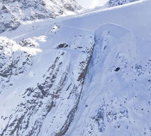 Bezpečné hory - sölden lavina